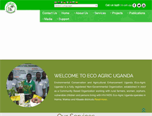 Tablet Screenshot of ecoagricuganda.org